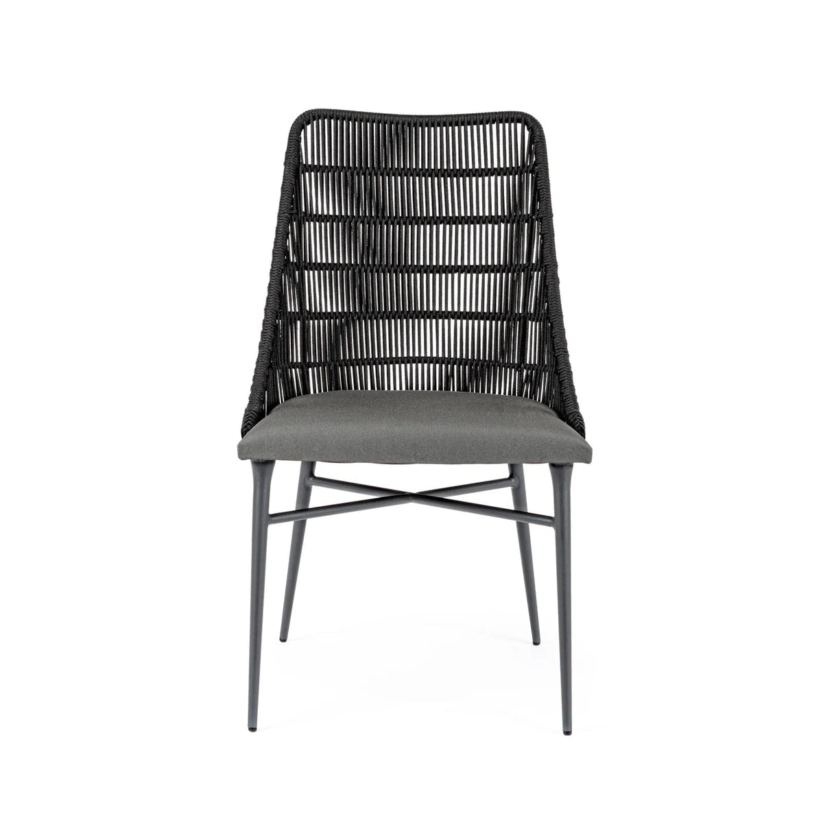 Bizzotto Tablita Charcoal Chair — Bizzotto