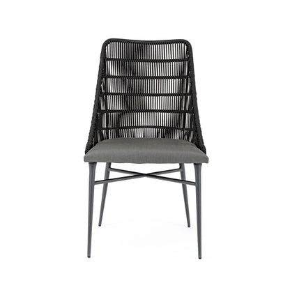 Bizzotto Tablita Charcoal Chair — Bizzotto