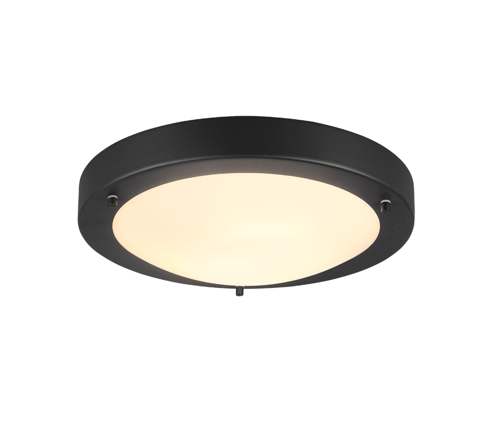 Condus H2O ceiling lamp E27 matt black — 6801011-32
