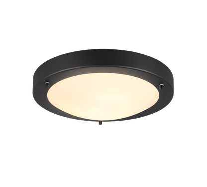 Condus H2O ceiling lamp E27 matt black — 6801011-32