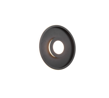 Ascari H2O LED ceiling lamp 30 cm matt black — 680810332