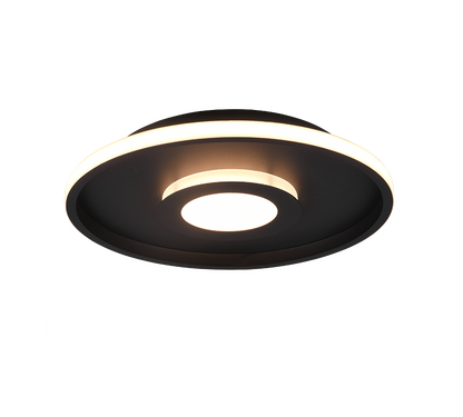 Ascari H2O LED ceiling lamp 40 cm matt black — 680819332