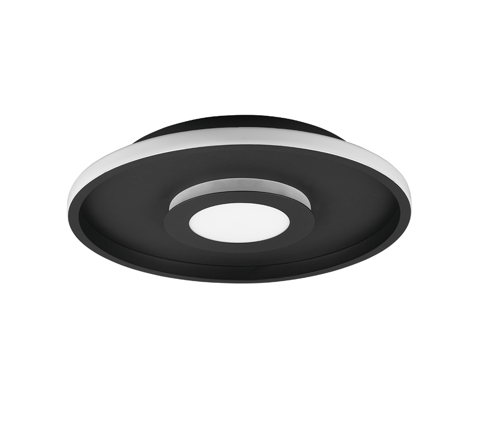 Ascari H2O LED ceiling lamp 40 cm matt black — 680819332
