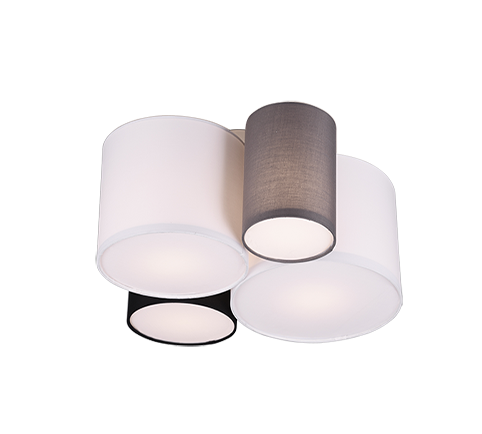 Hotel ceiling lamp 4xE27 multicolor — 693900417