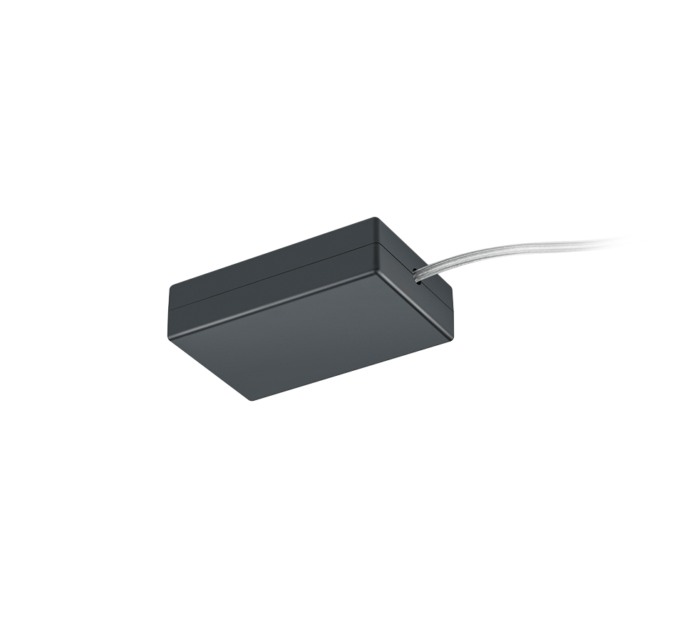 DUOline power connection matt black — 701232