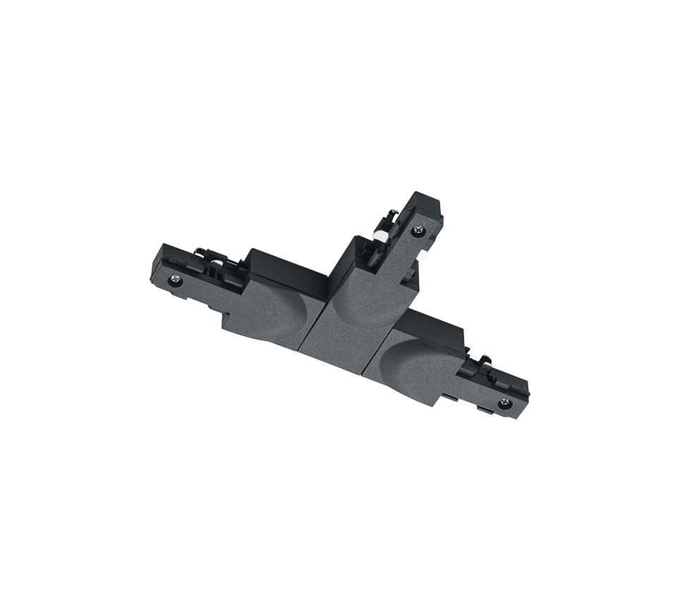 DUOline T-coupling matt black ground on the right side — 702332