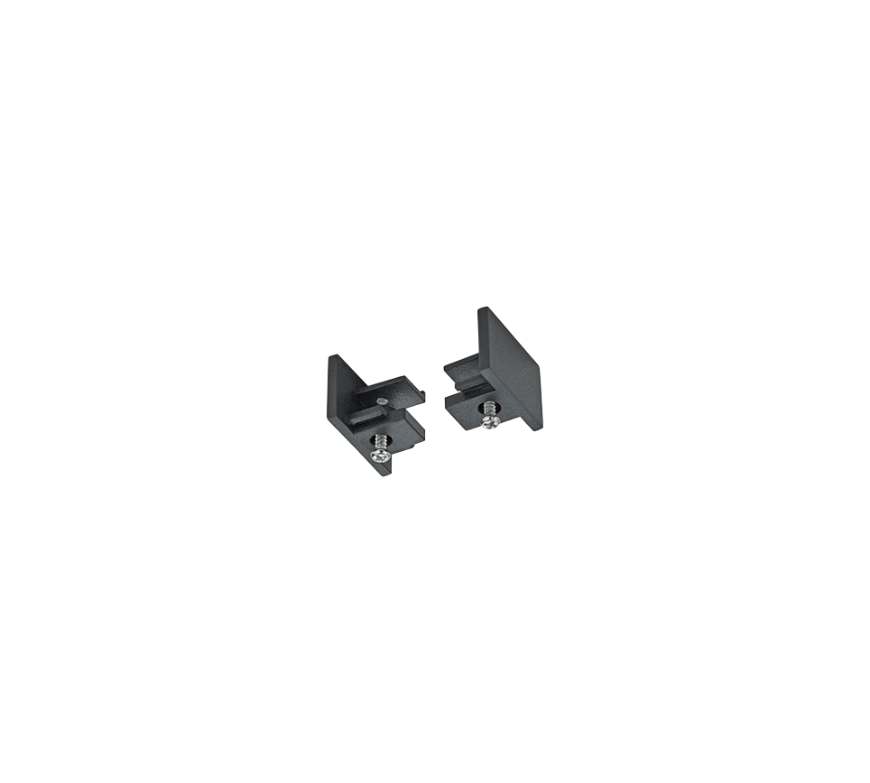 DUOline end piece kit matt black — 703032