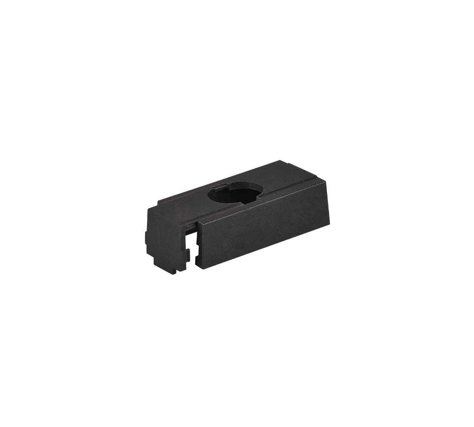 DUOline cover plate for rail adapter matt black — 703732