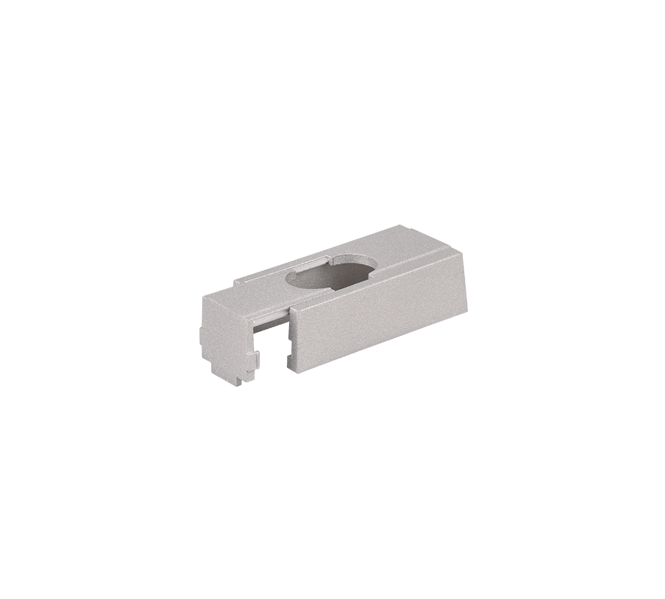 DUOline cover plate for rail adapter grey — 703787