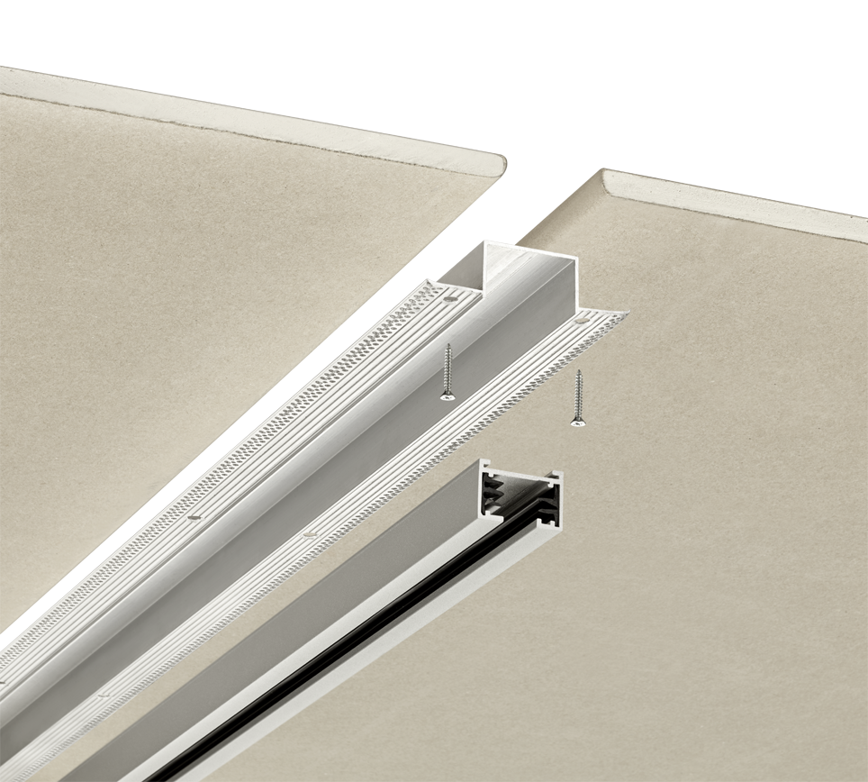 DUOline 2-phase recessed rail — 703809