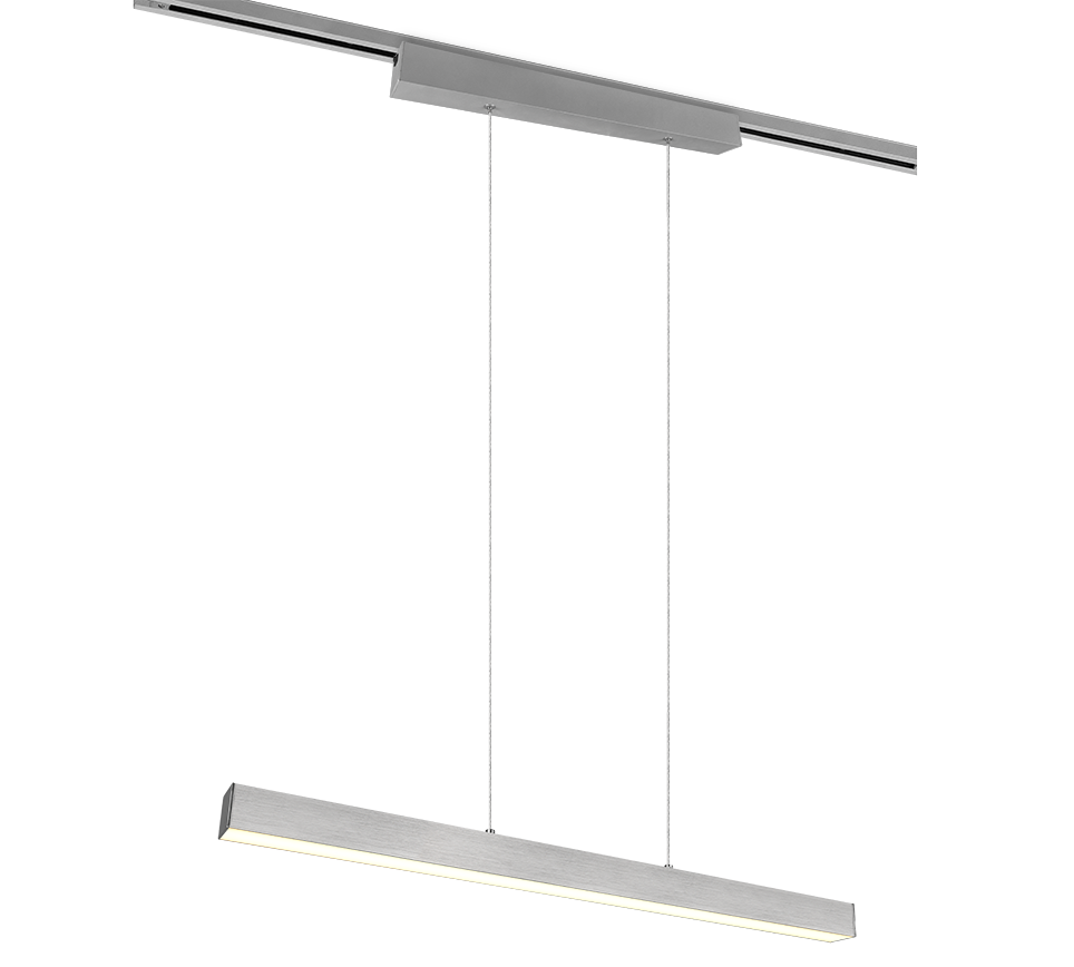 DUOline Paros LED pendant brushed steel — 73043107