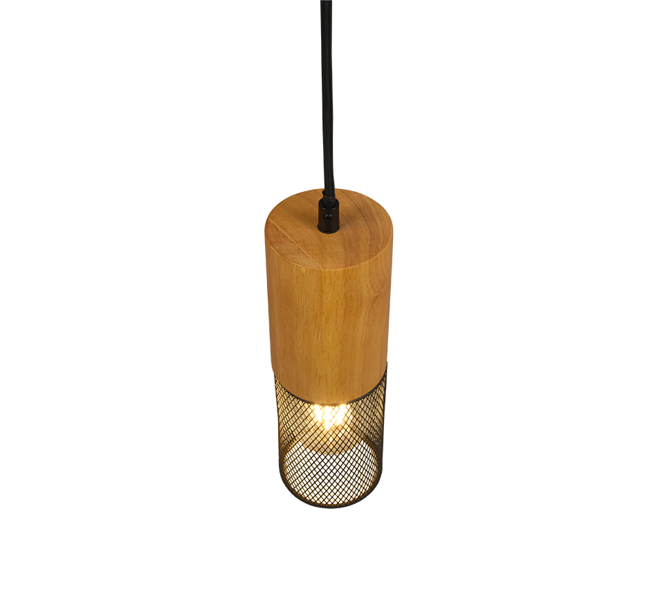 DUOline Tosh pendant 1-pc E27 matt black — 73430132