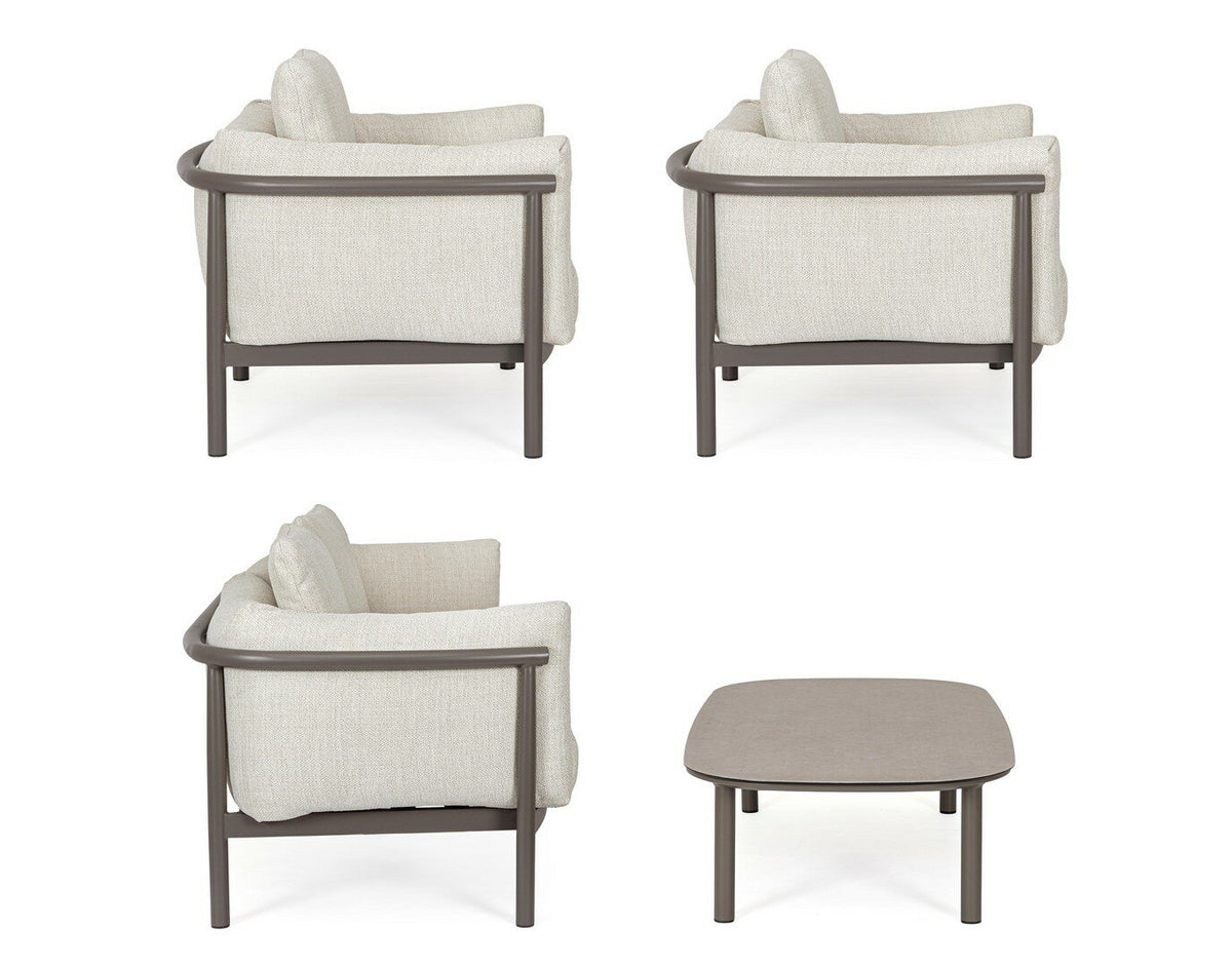 Bizzotto Theodore Castor Sofa SET4 — Bizzotto