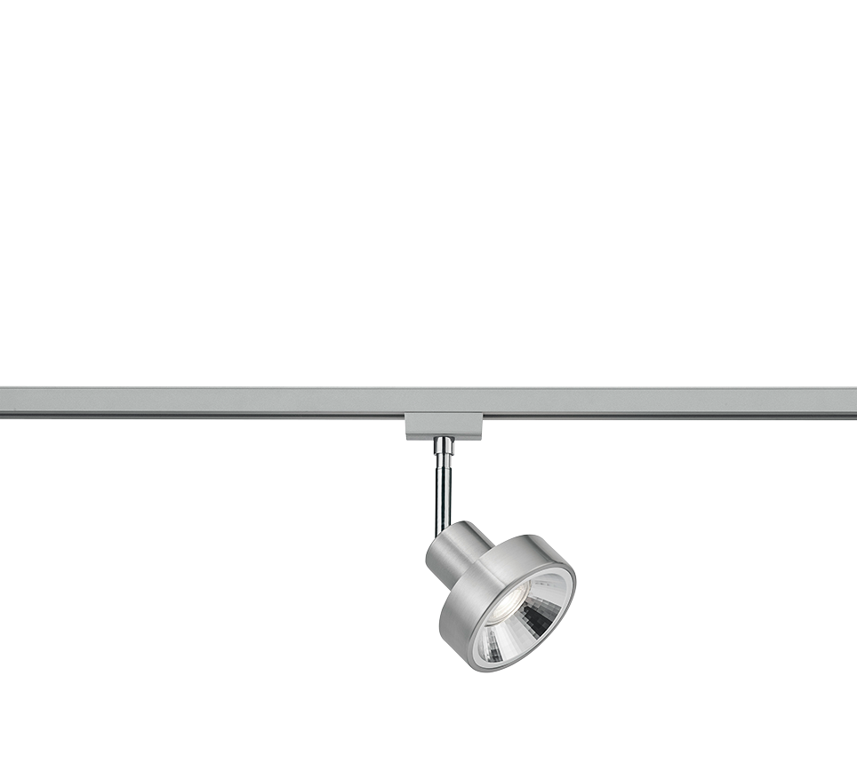 DUOline Leon spotlight 1-pc GU10 brushed steel — 78070107