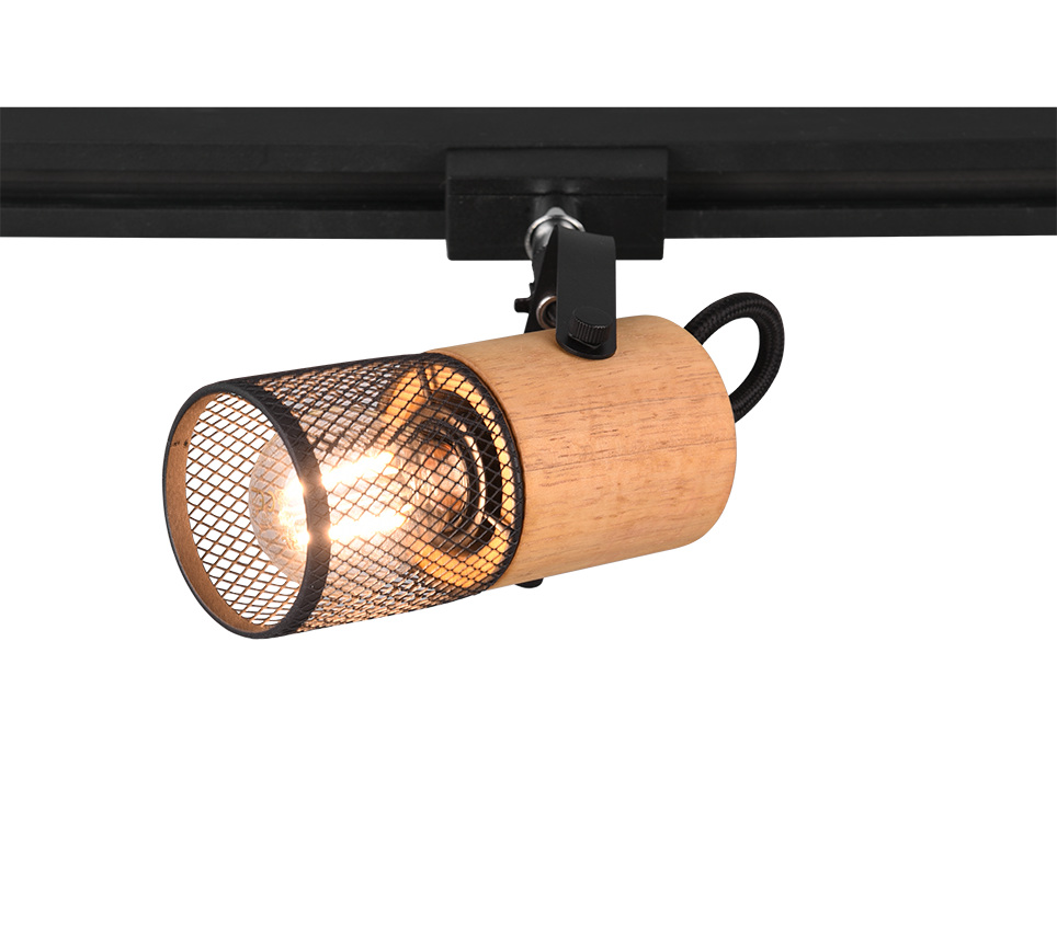 DUOline Tosh spotlight 1-pc E14 matt black — 78430132