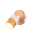 Aruni spotlight 1-pc GU10 wood/matt white — 801170131