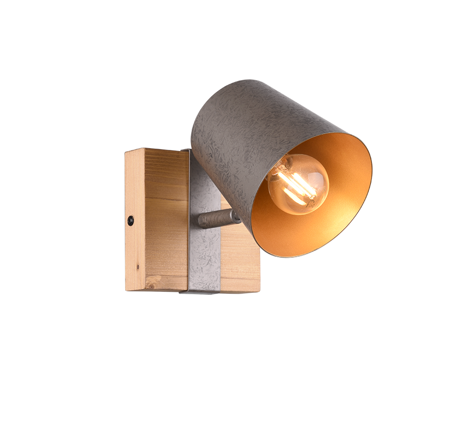Bell spotlight 1-pc E14 antique steel — 801900167