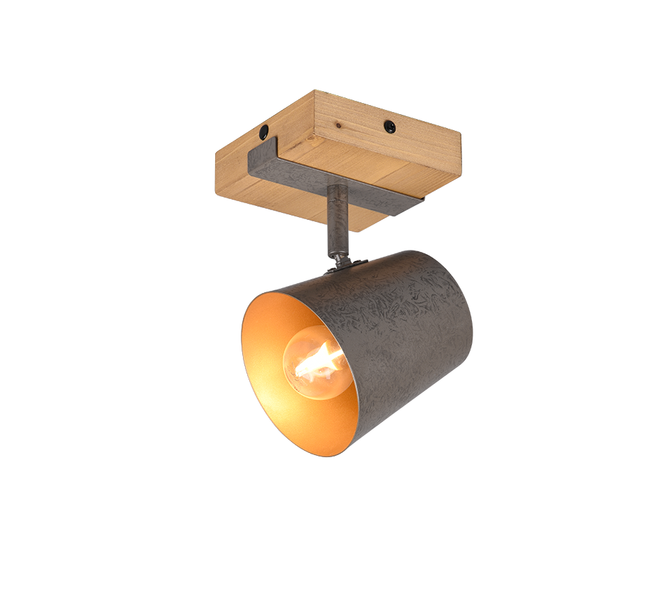 Bell spotlight 1-pc E14 antique steel — 801900167