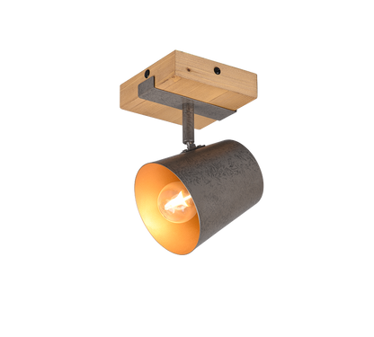 Bell spotlight 1-pc E14 antique steel — 801900167