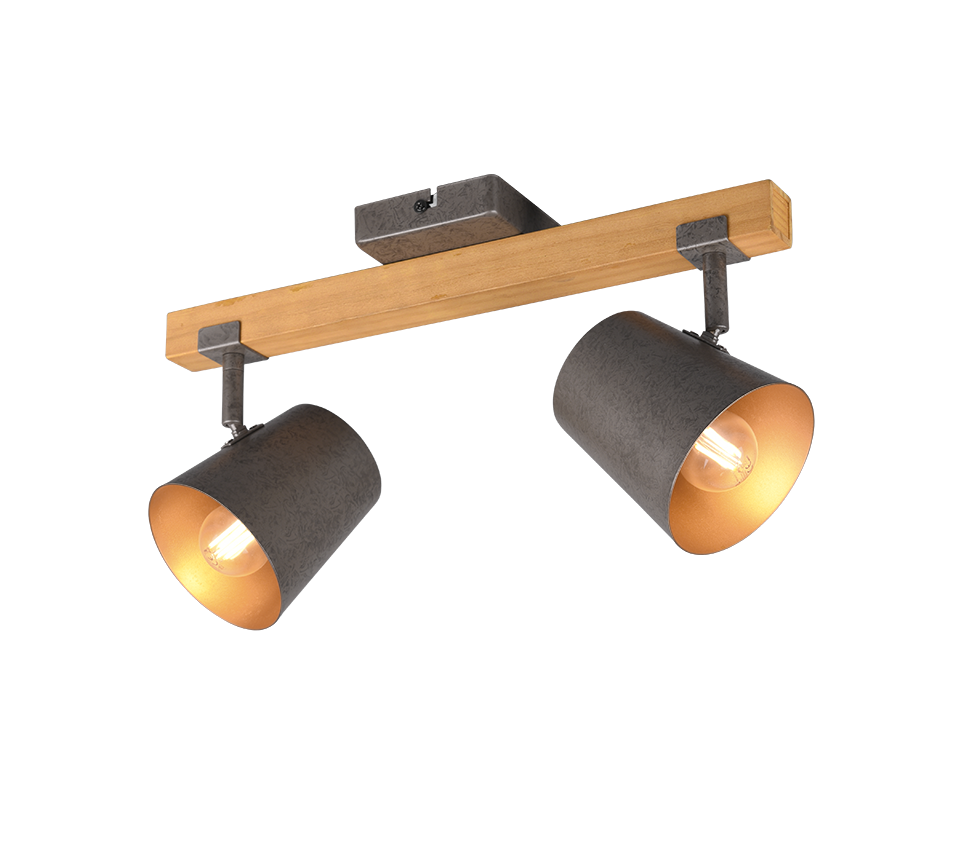 Bell spotlight 2-pc E14 antique steel — 801900267