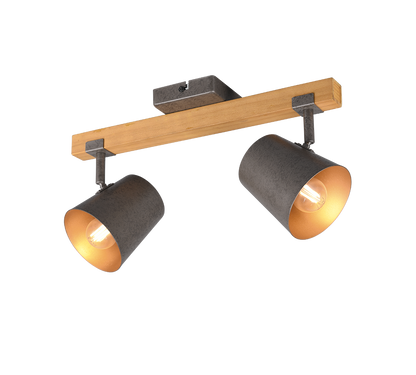 Bell spotlight 2-pc E14 antique steel — 801900267