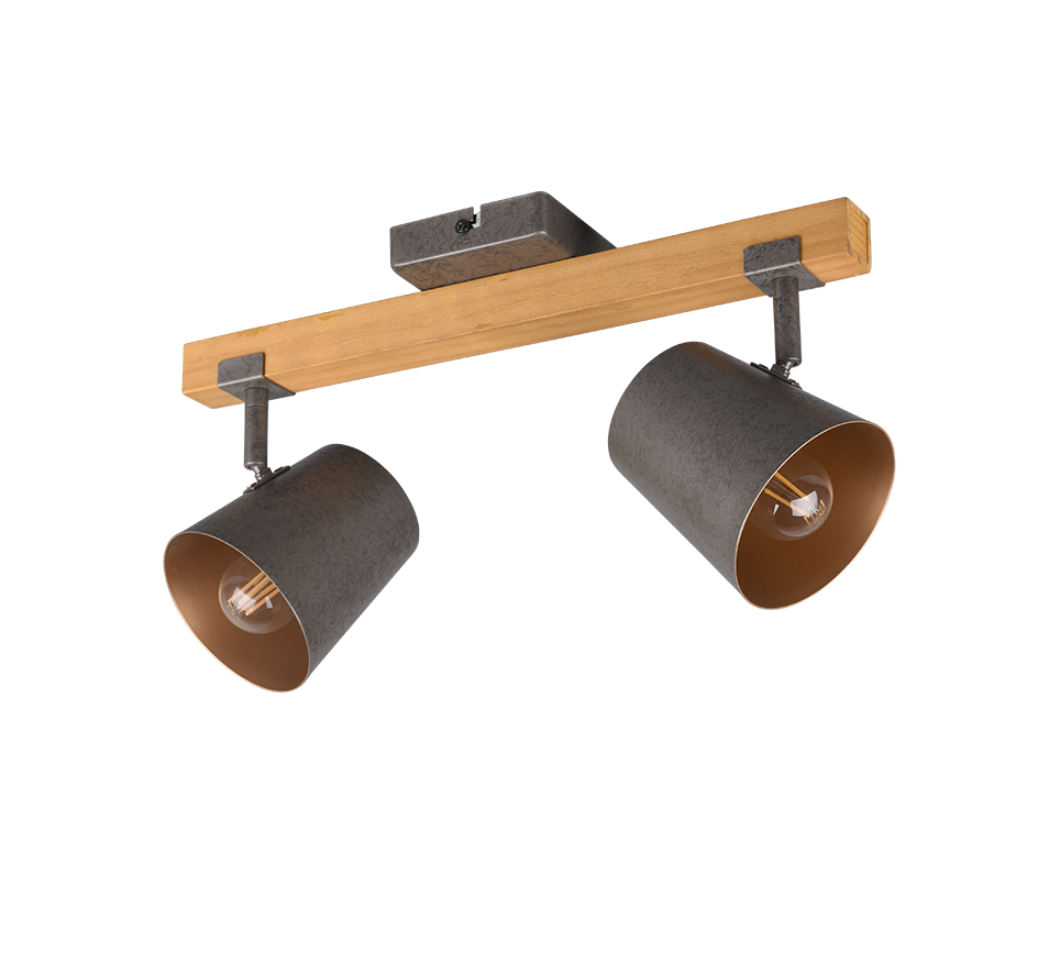 Bell spotlight 2-pc E14 antique steel — 801900267