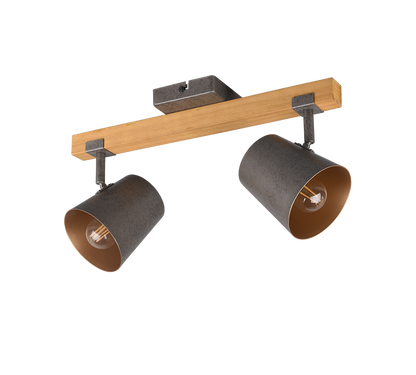 Bell spotlight 2-pc E14 antique steel — 801900267