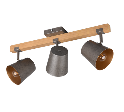 Bell spotlight 3-pc E14 antique steel — 801900367