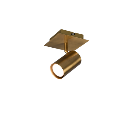 Marley spotlight 1-pc GU10 antique brass — 802400104