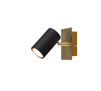 Marley spotlight 1-pc GU10 black/gold — 802400180