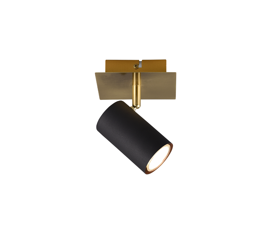 Marley spotlight 1-pc GU10 black/gold — 802400180