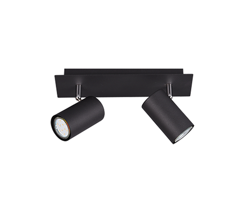 Marley spotlight 2-pc GU10 matt black — 802400232