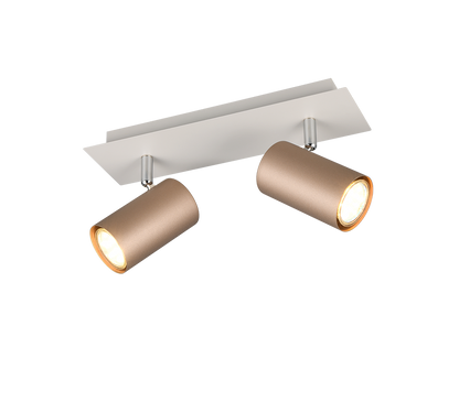 Marley spot 2-pc GU10 coffee brown/matt white — 802400265