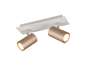Marley spot 2-pc GU10 coffee brown/matt white — 802400265