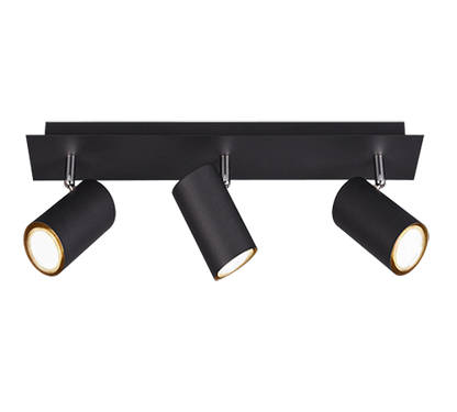 Marley spotlight 3-pc GU10 matt black — 802400332