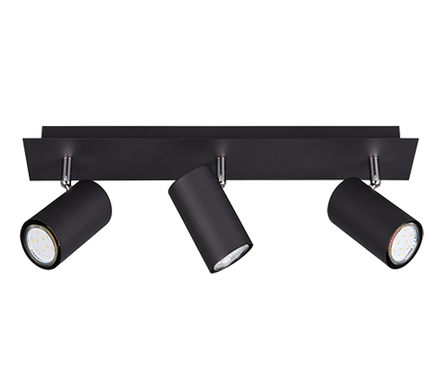 Marley spotlight 3-pc GU10 matt black — 802400332