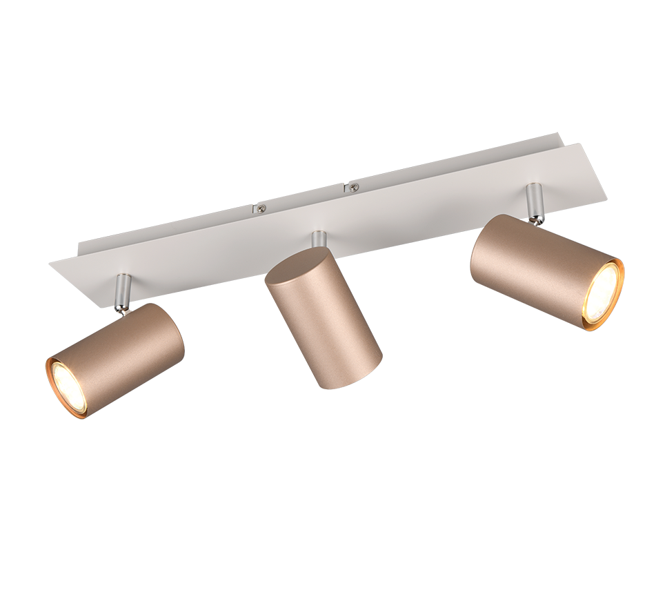 Marley spot 3-pc GU10 coffee brown/matt white — 802400365