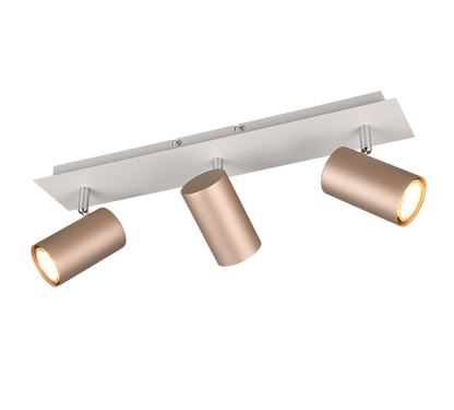 Marley spot 3-pc GU10 coffee brown/matt white — 802400365