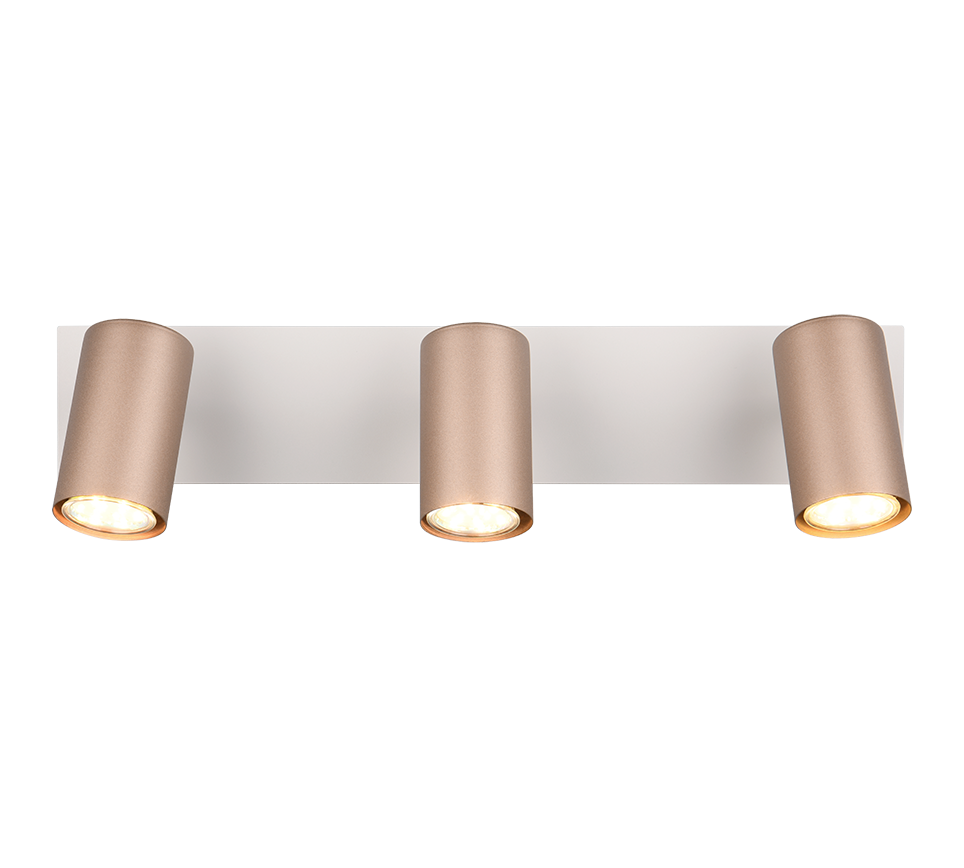 Marley spot 3-pc GU10 coffee brown/matt white — 802400365