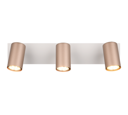 Marley spot 3-pc GU10 coffee brown/matt white — 802400365