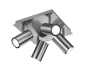 Marley spotlight 4-pc GU10 brushed steel — 802430407
