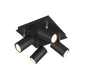Marley spotlight 4-pc GU10 matt black — 802430432