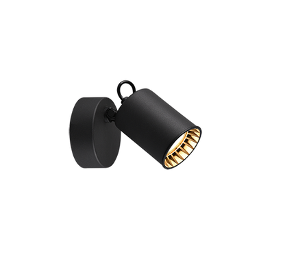 Pago spotlight 1-pc GU10 matt black — 803500132