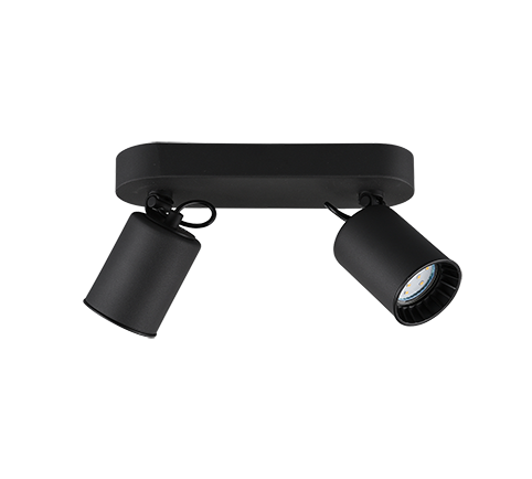 Pago spotlight 2-pc GU10 matt black — 803500232
