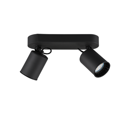 Pago spotlight 2-pc GU10 matt black — 803500232