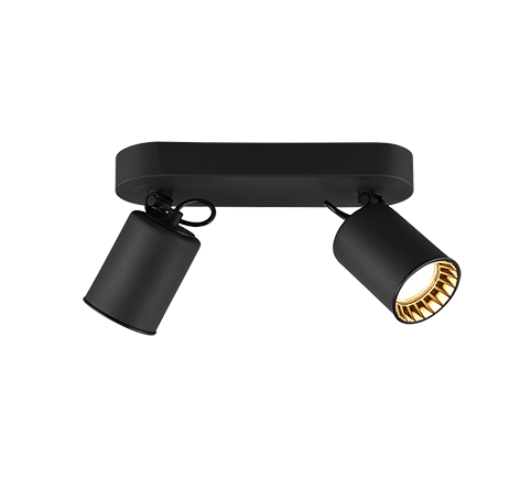 Pago spotlight 2-pc GU10 matt black — 803500232