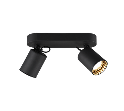 Pago spotlight 2-pc GU10 matt black — 803500232