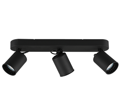 Pago spotlight 3-pc GU10 matt black — 803500332