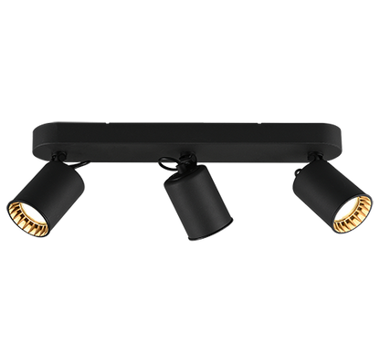 Pago spotlight 3-pc GU10 matt black — 803500332