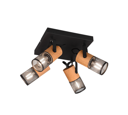 Tosh spotlight 4-pc E14 matt black — 804300432